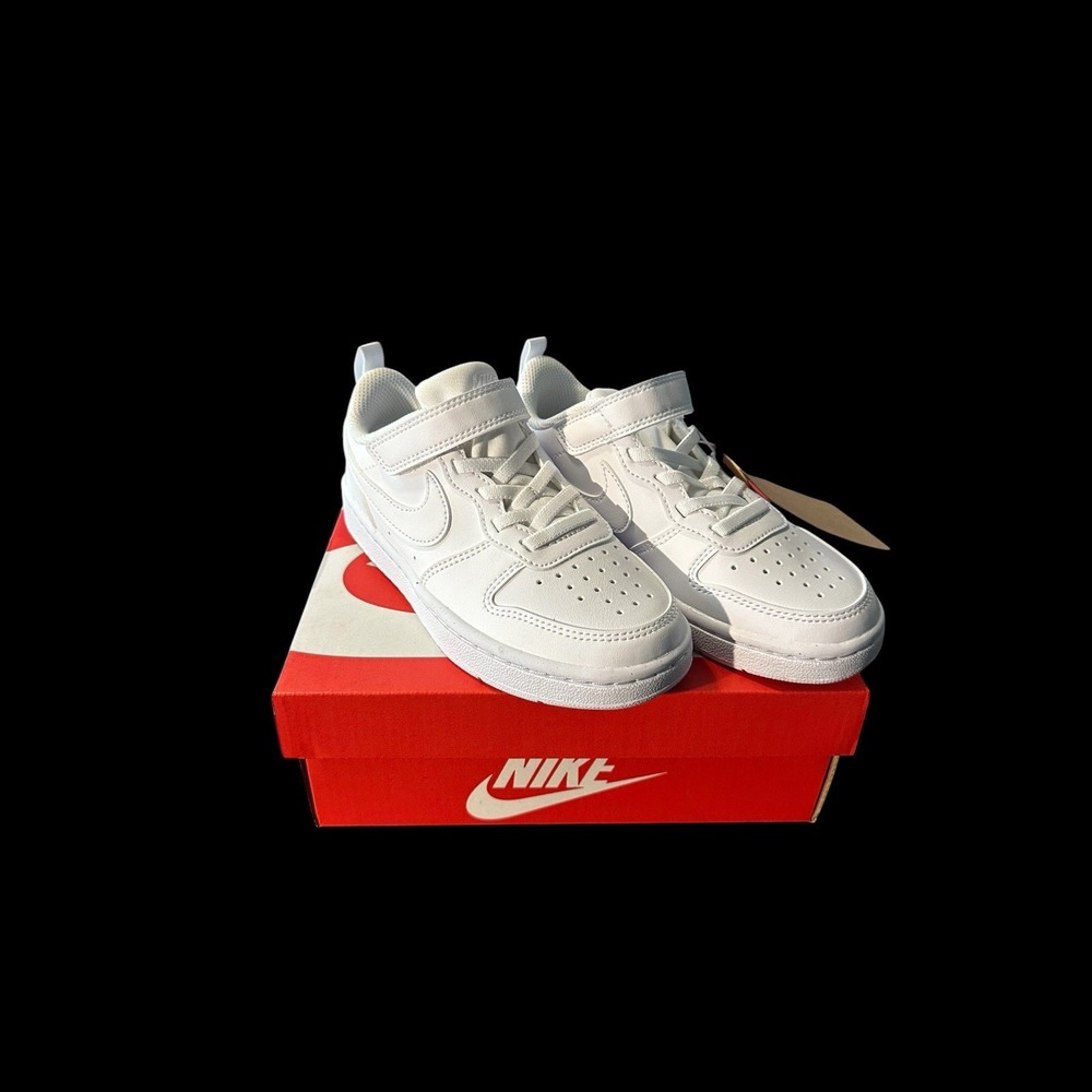 Size 12c (PS) - Nike Court Borough Low Recraft White - DV5457-106